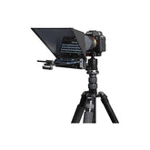 Feelworld TP2A Teleprompter Kit for DSLR Camera,Smartphone and Tablet,Support APP with Remote Control and Lens Adapter Rings